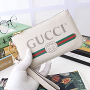 Gucci long wallet print white | 522866 - 2