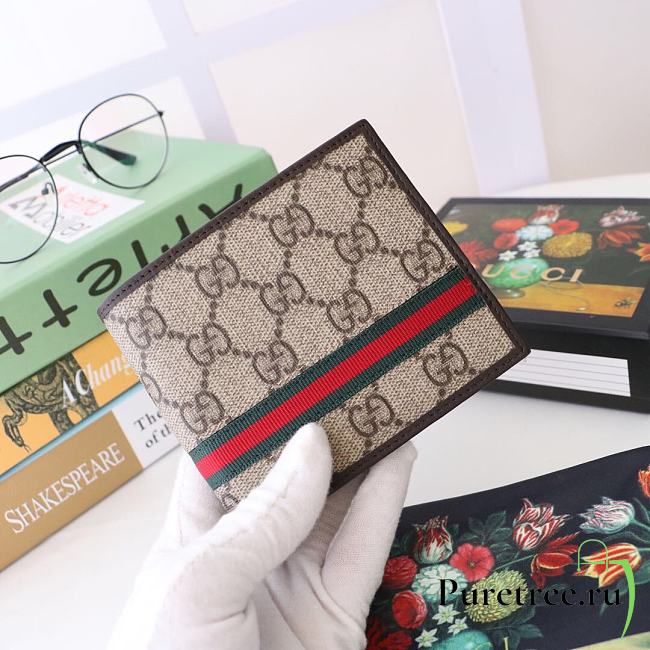 Guccissima Web bi-fold wallet | 138042 - 1