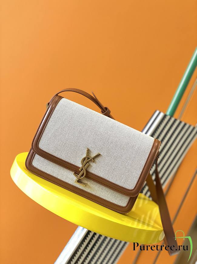 YSL Solferino medium satchel in box leather 2020 | 634305 - 1