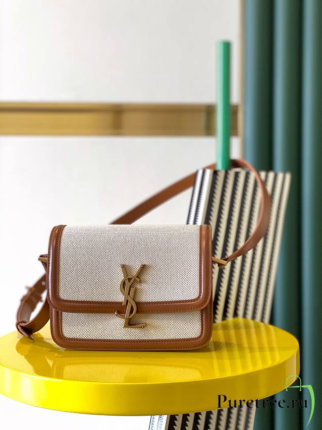 YSL Solferino medium satchel in box leather 2020 | 634306 - 1