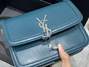 YSL Solferino satchel in box leather blue 2020 | 634306 - 5