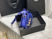 YSL Solferino satchel in box leather purple 19cm | 634306 - 6