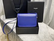 YSL Solferino satchel in box leather purple 23cm | 634306 - 3