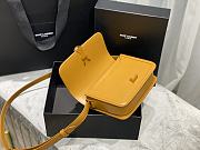 YSL Solferino satchel in box leather yellow 19cm | 634306 - 6