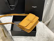 YSL Solferino satchel in box leather yellow 19cm | 634306 - 5