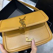 YSL Solferino satchel in box leather yellow 19cm | 634306 - 2