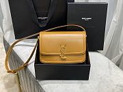 YSL Solferino satchel in box leather yellow 23cm | 634306 - 3
