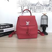 Louis Vuitton lockme backpack red | M41815 - 1