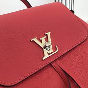 Louis Vuitton lockme backpack red | M41815 - 5