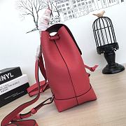 Louis Vuitton lockme backpack red | M41815 - 3