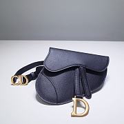 Dior Saddle Oblique Black 18cm | 1003L - 1