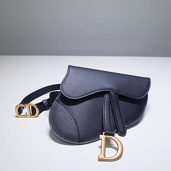 Dior Saddle Oblique Black 18cm | 1003L