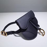 Dior Saddle Oblique Black 18cm | 1003L - 6