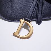 Dior Saddle Oblique Black 18cm | 1003L - 4