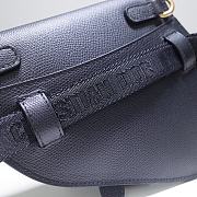 Dior Saddle Oblique Black 18cm | 1003L - 3
