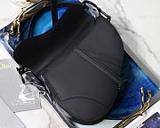 Dior Saddle Bag All Black size 25.5 x 20 x 6.5 cm - 3