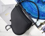 Dior Saddle Bag All Black size 25.5 x 20 x 6.5 cm - 5