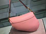 Dior Saddle Bag Pink Grain Leather size 25.5 x 20 x 6.5 cm - 4