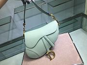 Dior Saddle Bag Light Green Grain Leather size 25.5 x 20 x 6.5 cm - 1