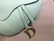 Dior Saddle Bag Light Green Grain Leather size 25.5 x 20 x 6.5 cm - 2