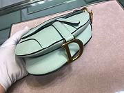 Dior Saddle Small Bag Light Green Grain Leather size 20 x 16 x 7 cm - 6