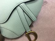 Dior Saddle Small Bag Light Green Grain Leather size 20 x 16 x 7 cm - 2