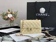 Chanel Classic Double Flap Bag Cream 20cm - 1