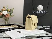 Chanel Classic Double Flap Bag Cream 20cm - 2