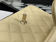 Chanel Classic Double Flap Bag Cream 20cm - 3
