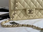 Chanel Classic Double Flap Bag Cream 20cm - 6