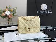Chanel Classic Double Flap Bag Cream 16cm - 1