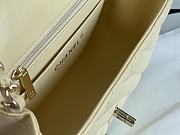 Chanel Classic Double Flap Bag Cream 16cm - 2