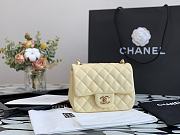 Chanel Classic Double Flap Bag Cream 16cm - 4