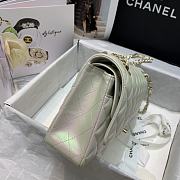 Chanel Classic Double Flap Bag White 20cm - 2