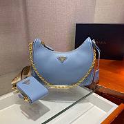 Prada Re-Edition 2005 Saffiano leather bag blue | 1BH204 - 4
