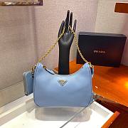Prada Re-Edition 2005 Saffiano leather bag blue | 1BH204 - 5
