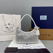 Re-Nylon Re-Edition 2000 mini-bag white diamond | 1NE515 - 1
