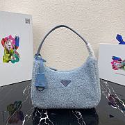 Prada Re-Edition 2000 Shearling Mini Bag Blue | 1NE515 - 1