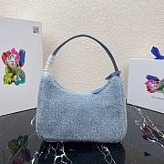 Prada Re-Edition 2000 Shearling Mini Bag Blue | 1NE515 - 6