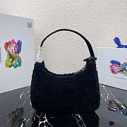 Prada Re-Edition 2000 Shearling Mini Bag Black | 1NE515 - 4
