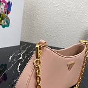 Prada Leather Chain Hobo Bag Pink | 1BC148 - 2