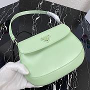 Prada Cleo brushed leather shoulder bag green | 1BD303 - 5