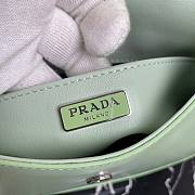Prada Cleo brushed leather shoulder bag green | 1BD303 - 4