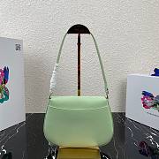 Prada Cleo brushed leather shoulder bag green | 1BD303 - 3