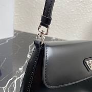 Prada Cleo brushed leather shoulder bag black | 1BD303 - 6