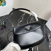 Prada Cleo brushed leather shoulder bag black | 1BD303 - 3