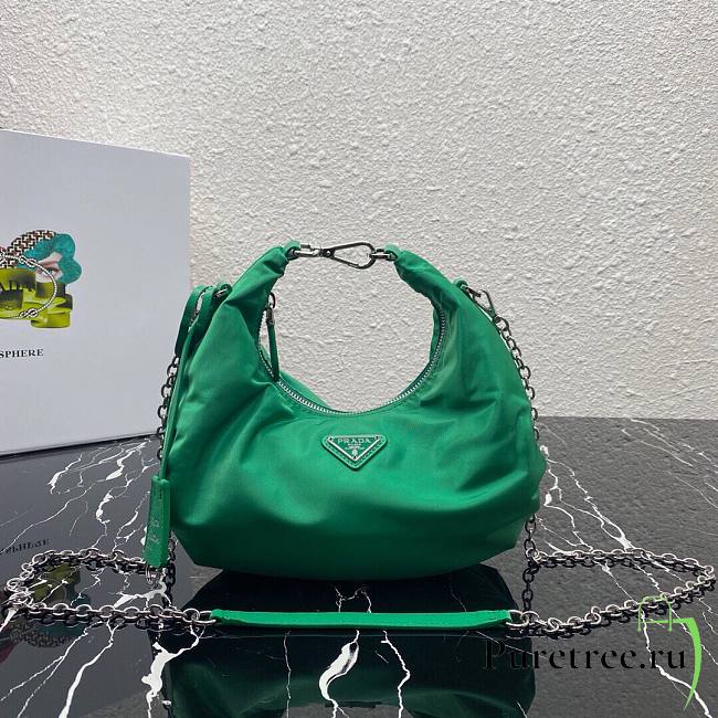 Prada Re-Edition 2006 nylon bag green| 1BH172 - 1