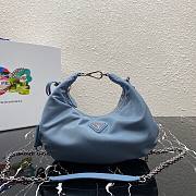Prada Re-Edition 2006 nylon bag blue | 1BH172 - 1