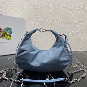 Prada Re-Edition 2006 nylon bag blue | 1BH172 - 4