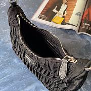 Prada Nylon And Saffiano Leather Mini Bag Black | 1NE204  - 2
